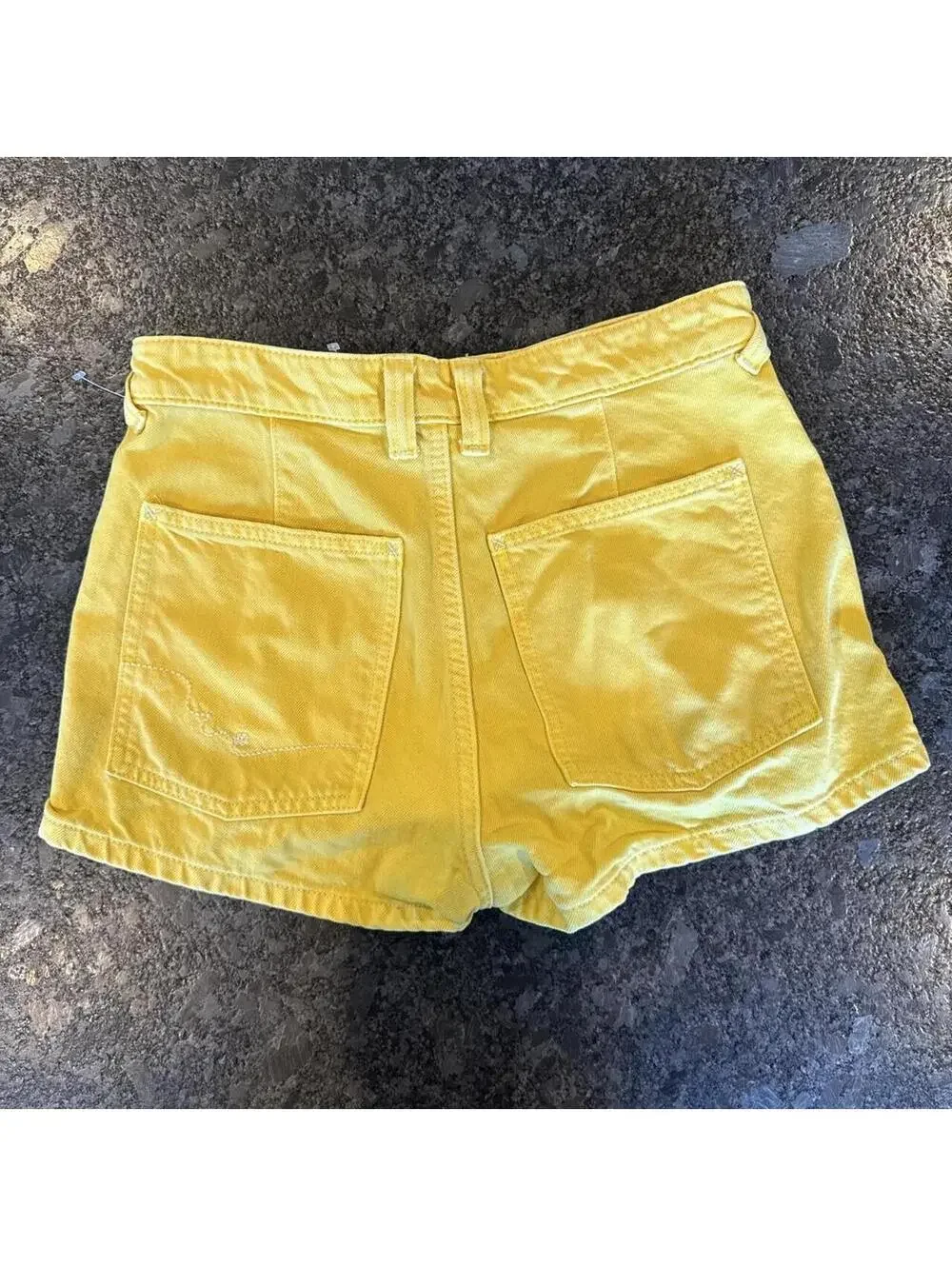 Free People Women's Yellow Shorts